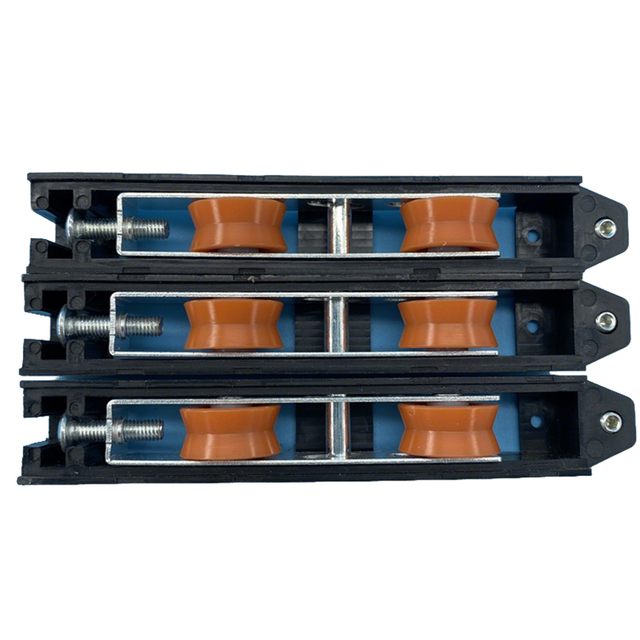 Черное нейлоновое красное двойное колесо